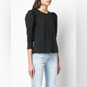 ALC Karlie Puff Sleeve T Shirt Black S
